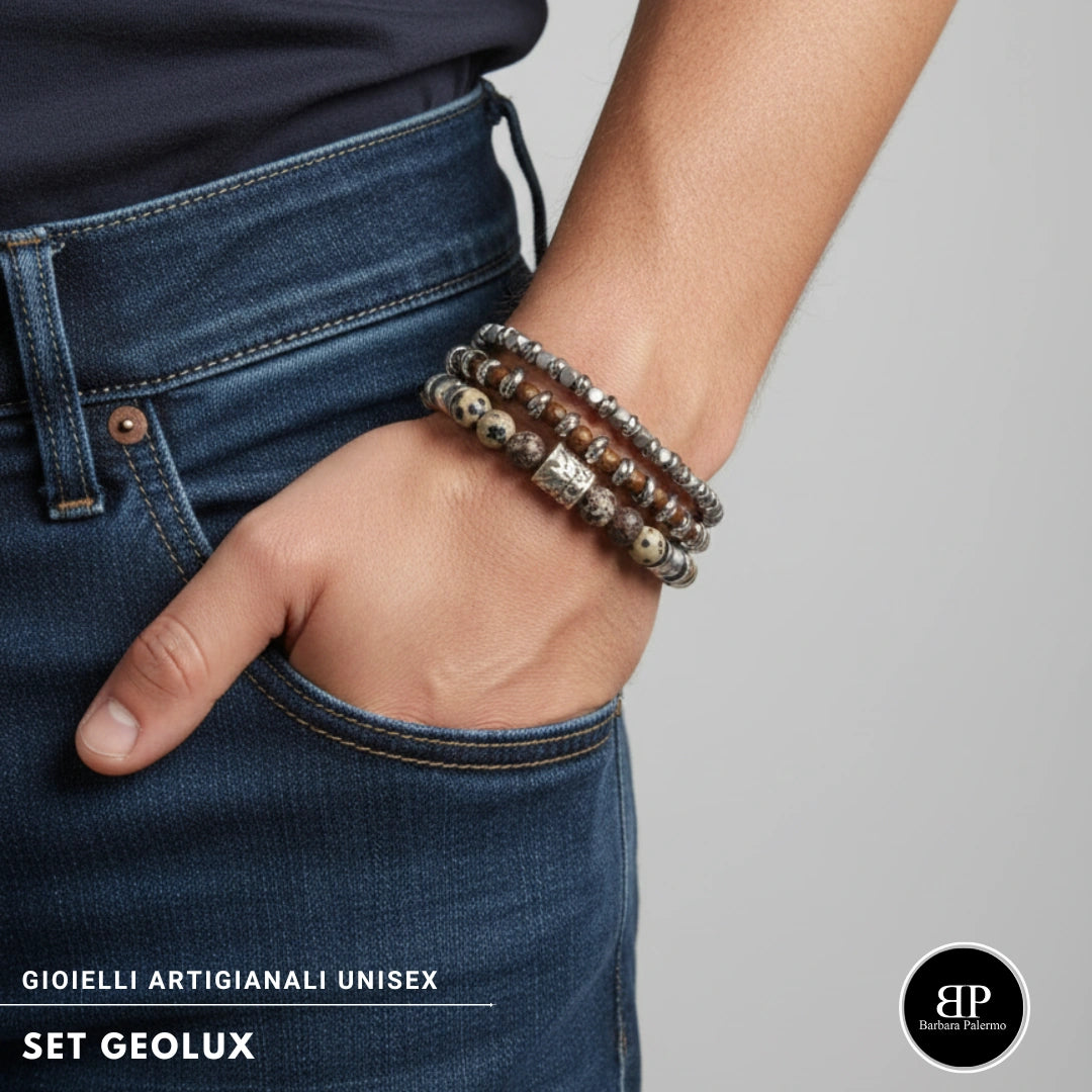 Set Geolux – Tris di Bracciali Artigianali Unisex