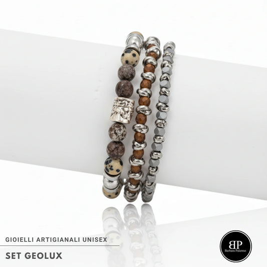Set Geolux – Tris di Bracciali Artigianali Unisex