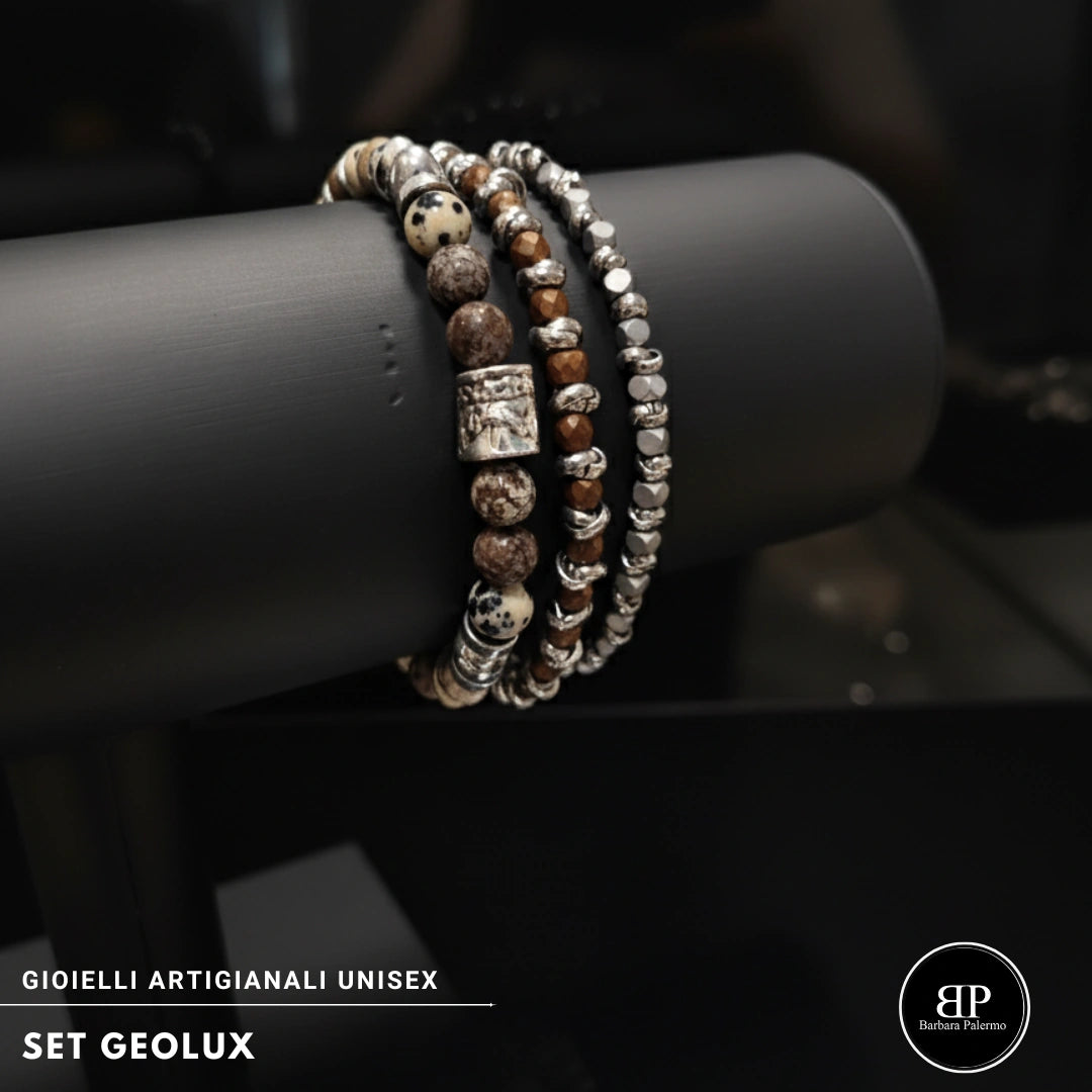 Set Geolux – Tris di Bracciali Artigianali Unisex