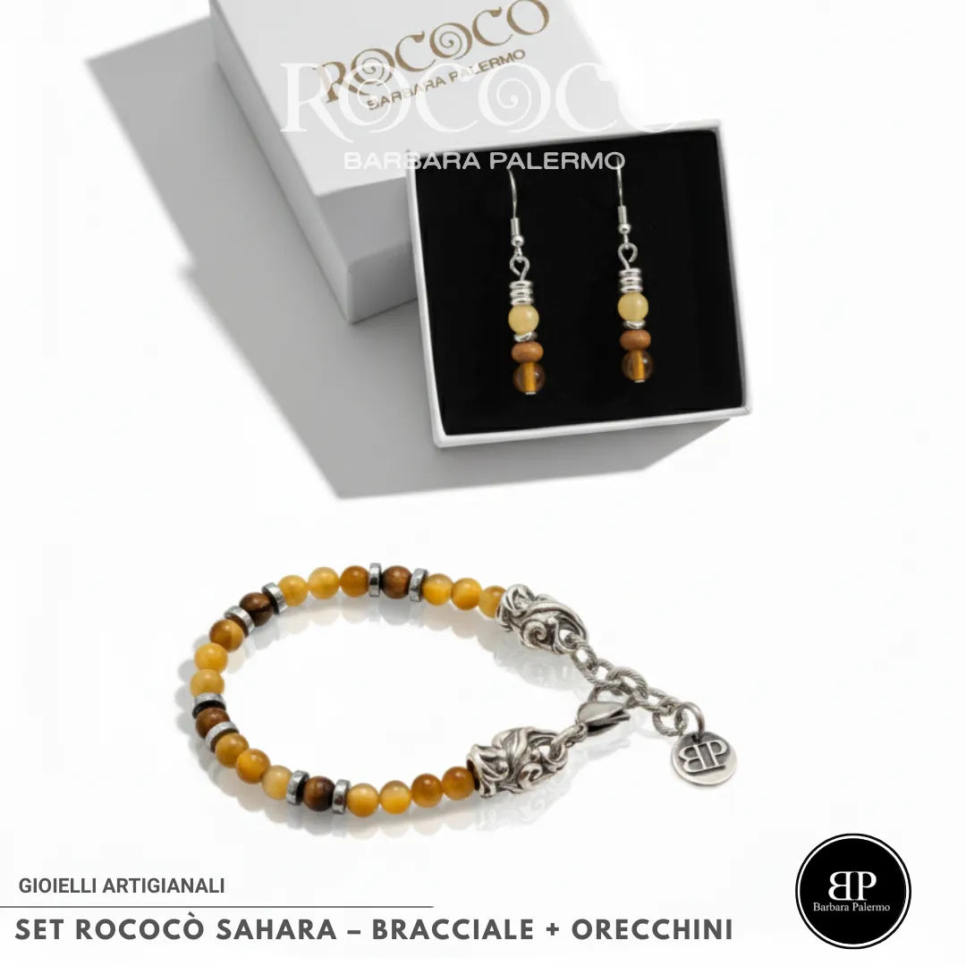 Set Rococò Sahara – Bracciale + Orecchini