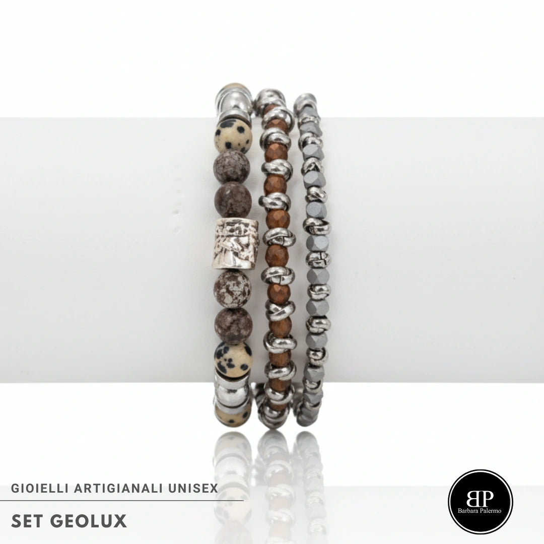 Set Geolux – Tris di Bracciali Artigianali Unisex
