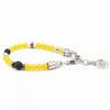 Bracciale Ocean Giallo Sorrento Giada vetro giallo pietra lavica aulite