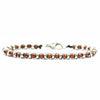 Bracciale nautico acciaio ed ematite Braid Terra Cotta