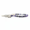 Bracciale Owls Ecstasy  Agata Viola Sfaccettata & Gufo d'Argento