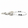 Serenity  Bracciale Owls  in Howlite e Ematite con Gufo